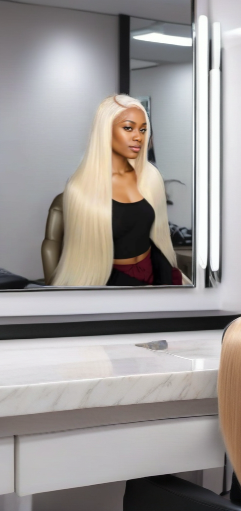 613 HD Frontal Wig Unit 13x6 – Single Donor 12A Virgin Human Hair | Russian Blonde | Luxury Custom HD Lace