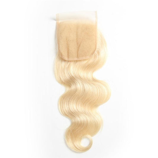 613 HD 5x5 Lace Closure – Virgin Russian Blonde | Straight, Body Wave & Exotic X | 12A Luxury Human Hair
