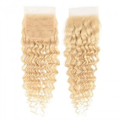 613 HD 5×5 Lace Closure | Virgin Russian Blonde Human Hai