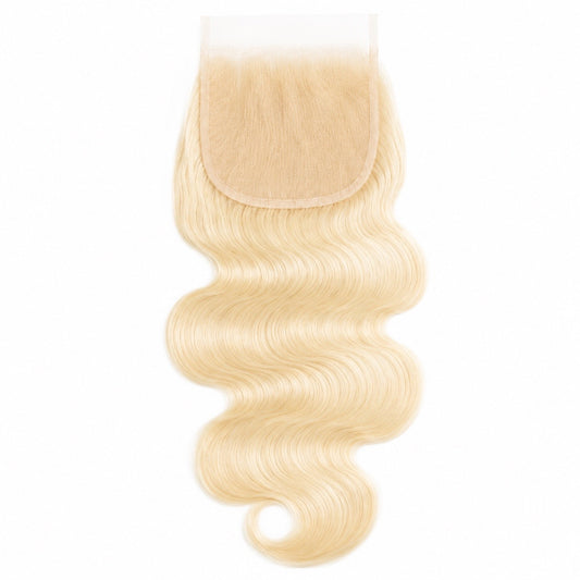 613 HD 5×5 Lace Closure | Virgin Russian Blonde Human Hai