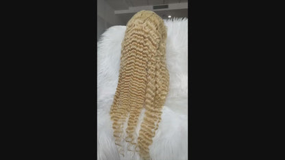 613 HD Frontal Wig Unit 13x6 – Single Donor 12A Virgin Human Hair | Russian Blonde | Luxury Custom HD Lace